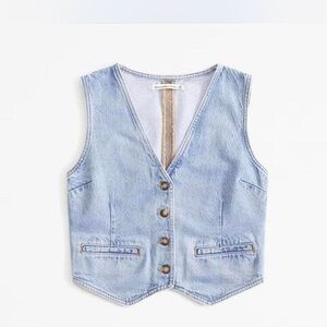 Abercrombie & Fitch Mara Denim Vest